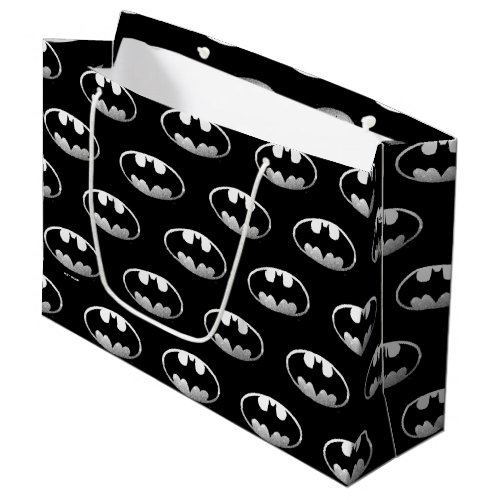 Batman Symbol  Grainy Logo Large Gift Bag
