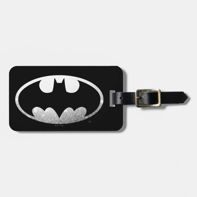 Batman Symbol | Grainy Logo Luggage Tag (Front Horizontal)