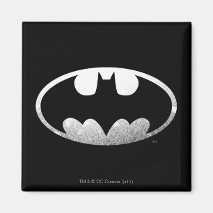 Batman Symbol Grainy Logo Magnet