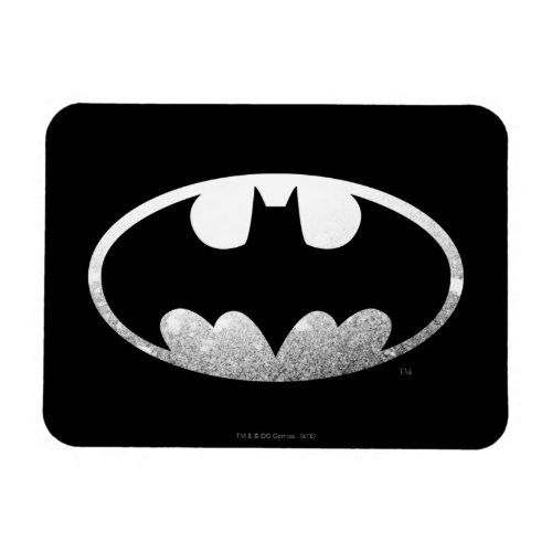 Batman Symbol  Grainy Logo Magnet