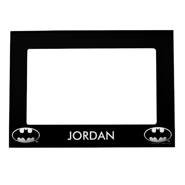 Batman Symbol | Grainy Logo Magnetic Picture Frame (Front)