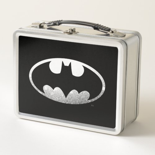 Batman Symbol  Grainy Logo Metal Lunch Box