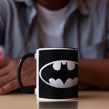 Batman Symbol | Grainy Logo Mug by batman at Zazzle