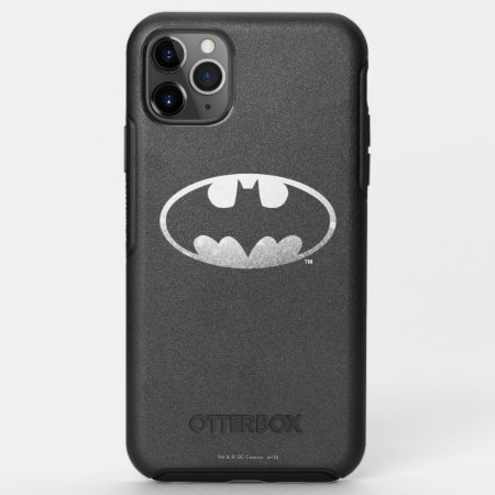 Batman Symbol | Grainy Logo Otterbox Symmetry Iphone 11 Pro Max Case
