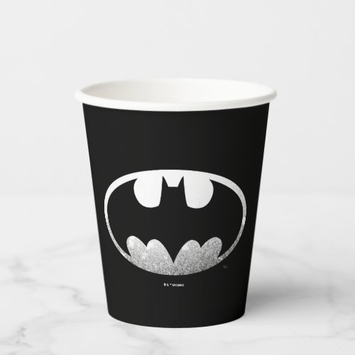 Batman Symbol  Grainy Logo Paper Cups