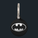 Batman Symbol | Grainy Logo Pet ID Tag<br><div class="desc">Give your pet a heroic touch with the Batman Symbol Grainy Logo Pet ID Tag, featuring a rugged, grainy bat symbol design. Made from durable materials, this tag combines style and functionality, perfect for keeping your pet safe while showing off your love for the Dark Knight. Customize it with your...</div>