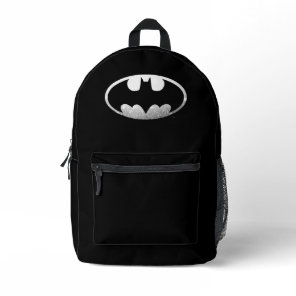 Batman Symbol | Grainy Logo Printed Backpack