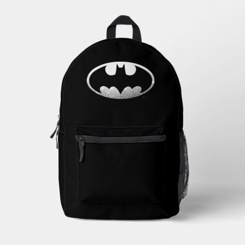 Batman Symbol  Grainy Logo Printed Backpack
