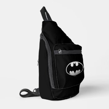 Batman Symbol | Grainy Logo Sling Bag by batman at Zazzle