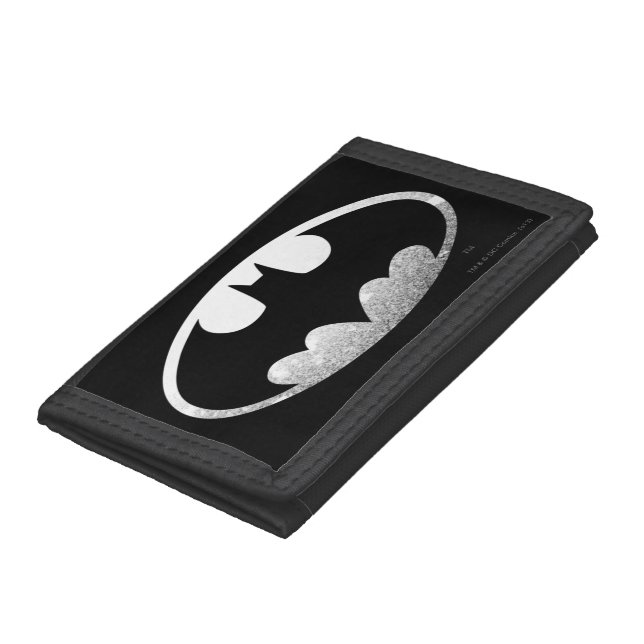 Batman Symbol | Grainy Logo Tri-fold Wallet (Bottom)