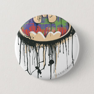 Batman Symbol Green Purple Red Logo Button