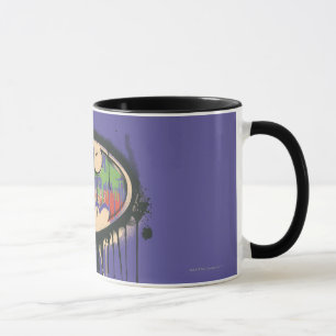 Batman Symbol Green Purple Red Logo Mug