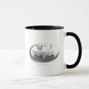 Batman Symbol Insignia Drawing Logo Mug