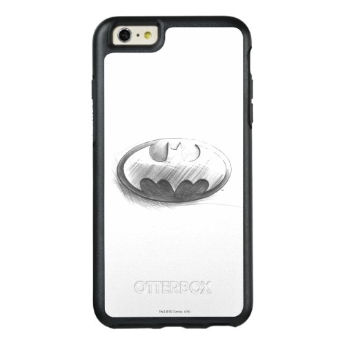Batman Symbol  Insignia Drawing Logo OtterBox iPhone 66s Plus Case