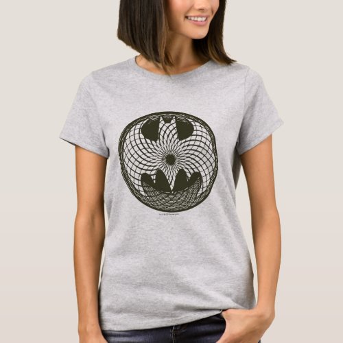 Batman Symbol  Nouveau Circle Logo T_Shirt