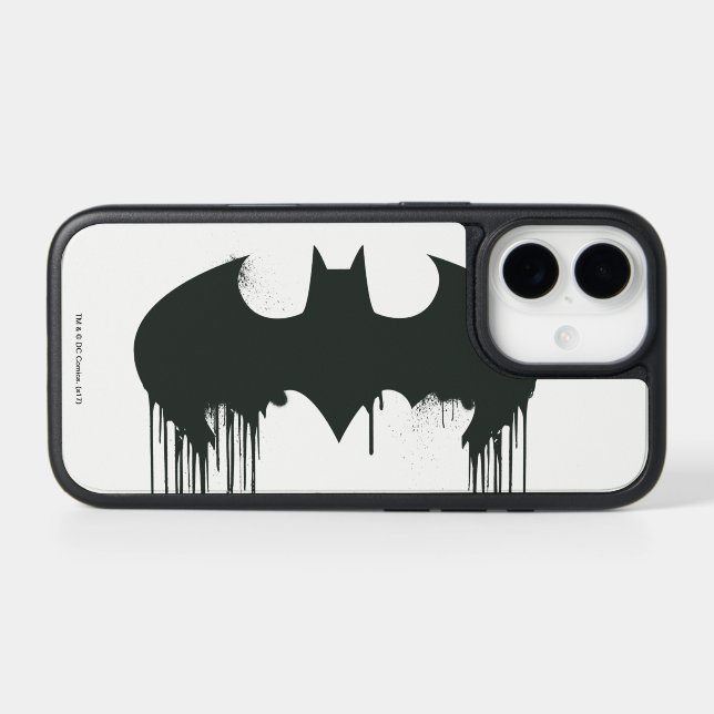 Batman Symbol Otterbox iPhone Case (Back Horizontal)