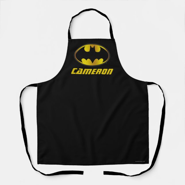 Batman Symbol | Oval Gradient Logo Apron (Front)