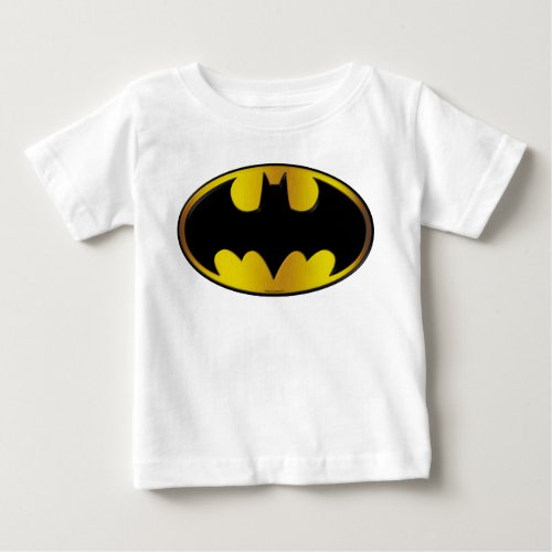 Batman Symbol  Oval Gradient Logo Baby T_Shirt