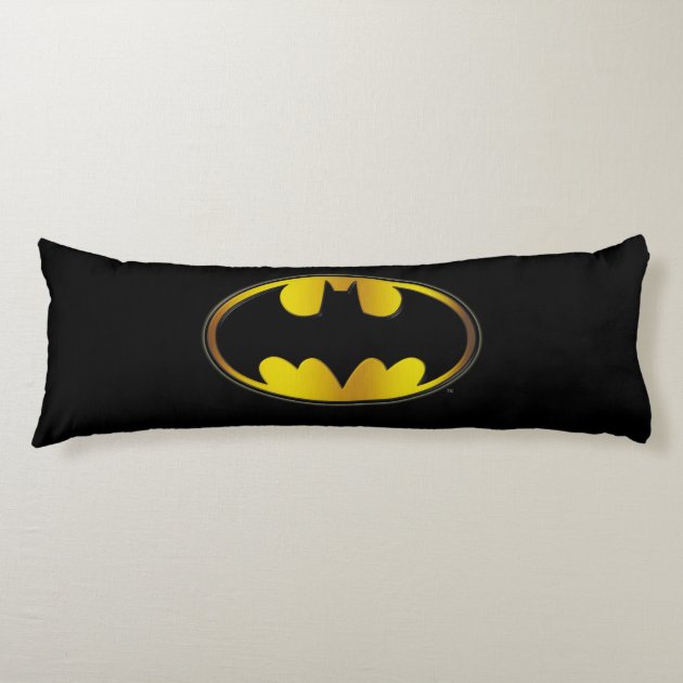 Batman Symbol Oval Gradient Logo Body Pillow Zazzle