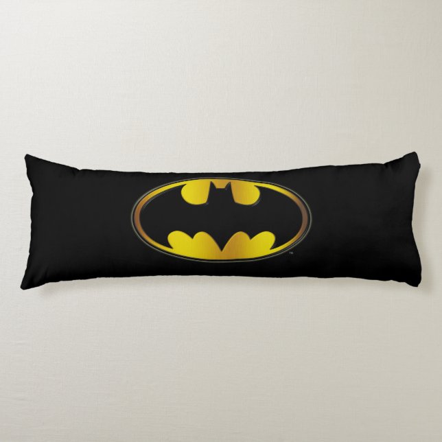 Batman Symbol | Oval Gradient Logo Body Pillow (Front)