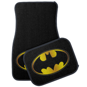 Batman Symbol Oval Gradient Logo Car Mat