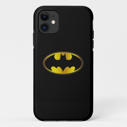 Batman Symbol  Oval Gradient Logo iPhone 11 Case