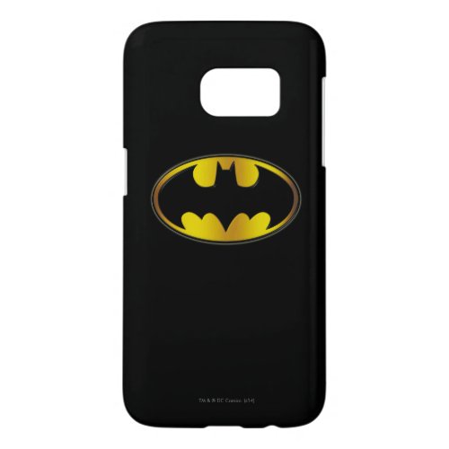 Batman Symbol  Oval Gradient Logo Samsung Galaxy S7 Case