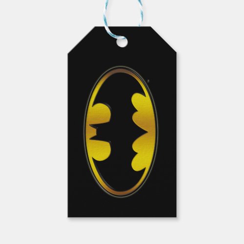 Batman Symbol  Oval Gradient Logo Gift Tags
