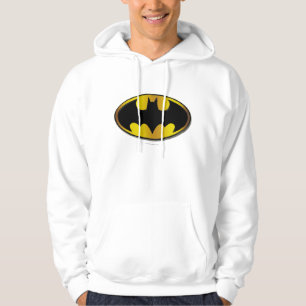 Batman Symbol Oval Gradient Logo Hoodie