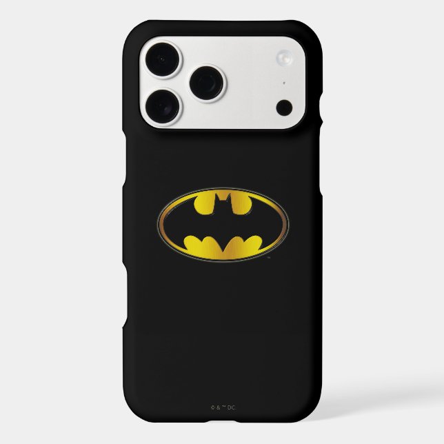 Batman Symbol | Oval Gradient Logo Iphone Case (Back)