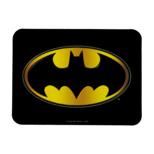 Batman Symbol Oval Gradient Logo Magnet