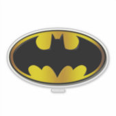 Batman Symbol | Oval Gradient Logo Sticker | Zazzle