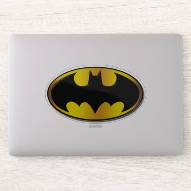 Batman Symbol | Oval Gradient Logo Sticker (Computer)