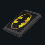 Batman Symbol | Oval Gradient Logo Tri-fold Wallet<br><div class="desc">Keep your essentials secure with this customizable Batman Symbol Oval Gradient Logo Tri-Fold Wallet! Featuring the iconic Bat logo in a sleek gradient design, this wallet combines practicality with superhero style. Personalize it for a unique touch or gift it to a fellow Dark Knight fan for a bold and functional...</div>