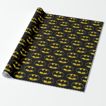 Batman Symbol | Oval Gradient Logo Wrapping Paper