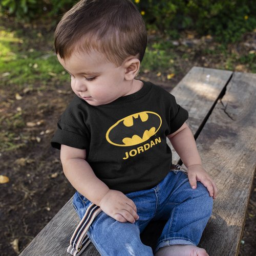 Batman Symbol  Oval Logo Baby T_Shirt