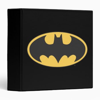 Batman Symbol | Oval Logo Binder by batman at Zazzle