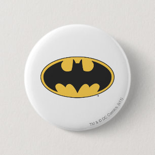 Batman Symbol   Oval Logo Button