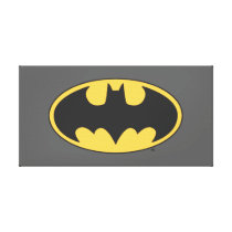 Batman Symbol | Oval Logo Canvas Print