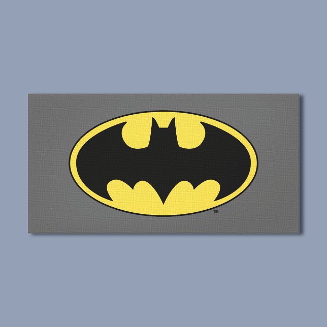 Batman Symbol | Oval Logo Canvas Print (Creator Uploaded)