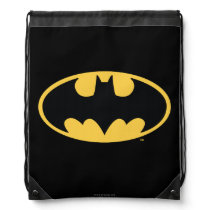 Batman Symbol | Oval Logo Drawstring Bag