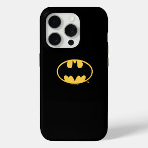 Batman Symbol Oval Logo iPhone 15 Pro Case