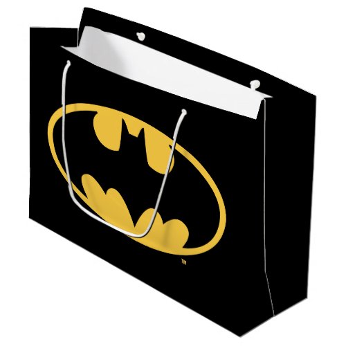 Batman Symbol  Oval Logo Large Gift Bag