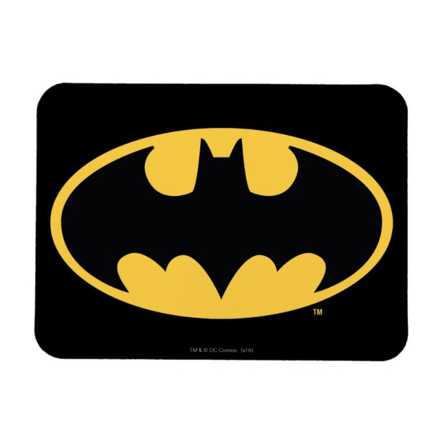 Batman Symbol | Oval Logo Magnet (Horizontal)