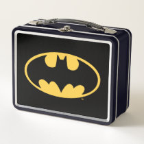 Batman Symbol | Oval Logo Metal Lunch Box