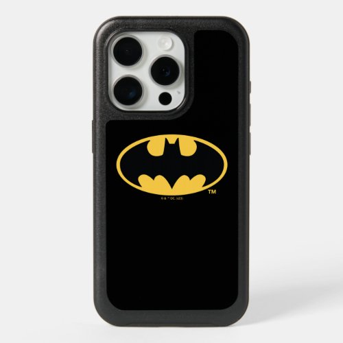 Batman Symbol  Oval Logo iPhone 15 Pro Case