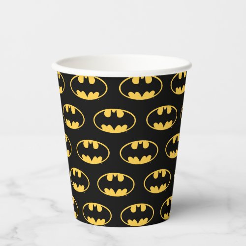Batman Symbol  Oval Logo Paper Cups