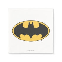 Batman Symbol | Oval Logo Paper Napkins