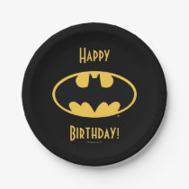 Batman Symbol | Oval Logo Paper Plate