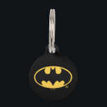 Batman Symbol | Oval Logo Pet ID Tag<br><div class="desc">Equip your pet with superhero style using the Batman Symbol Oval Logo Pet ID Tag. Featuring the iconic bat symbol in a sleek oval design, this durable and lightweight tag is perfect for pets who are heroes in your life. Made from high-quality materials, it’s easy to customize with your pet's...</div>
